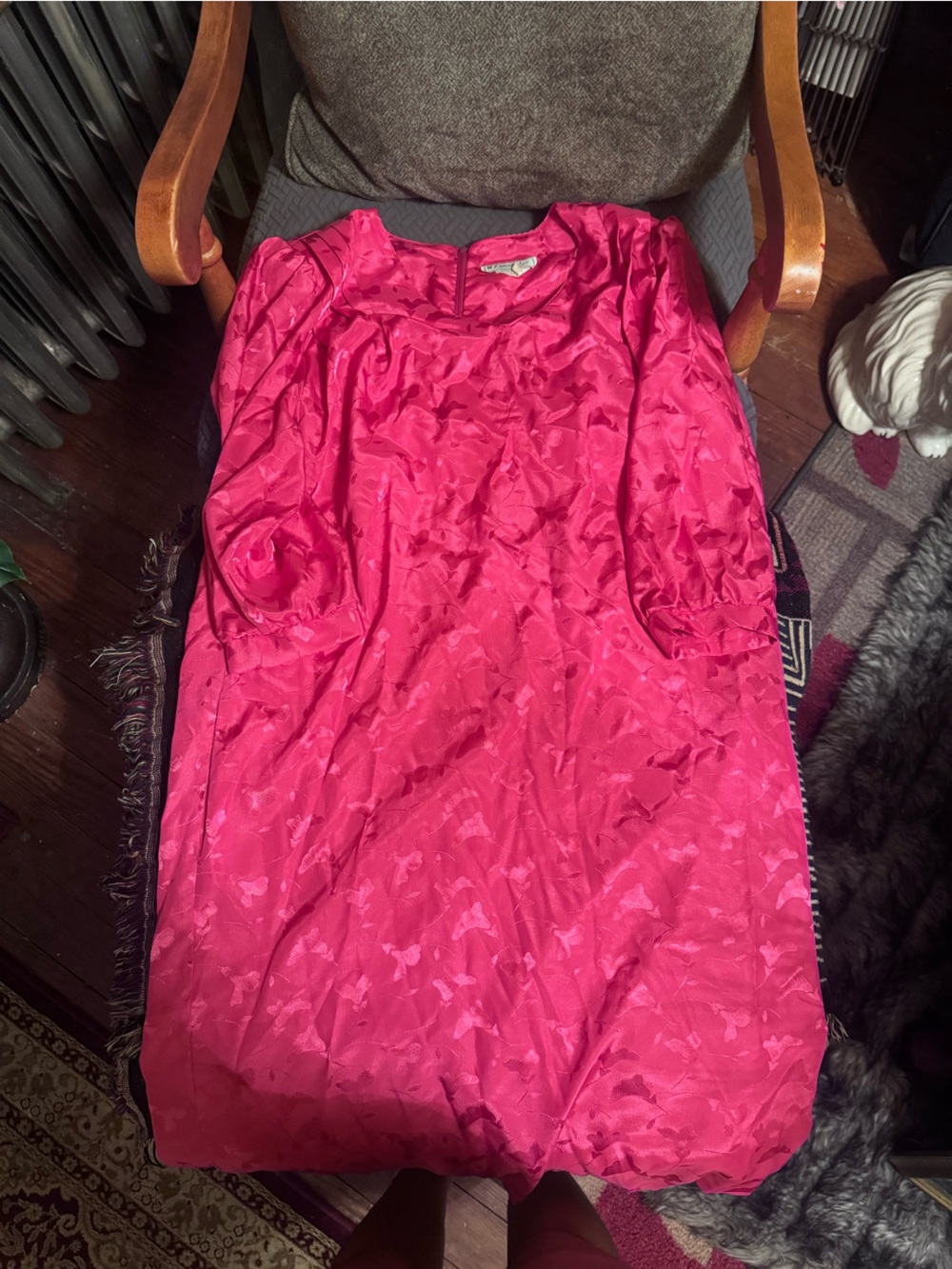 Emerald Hot Pink Satin Shell